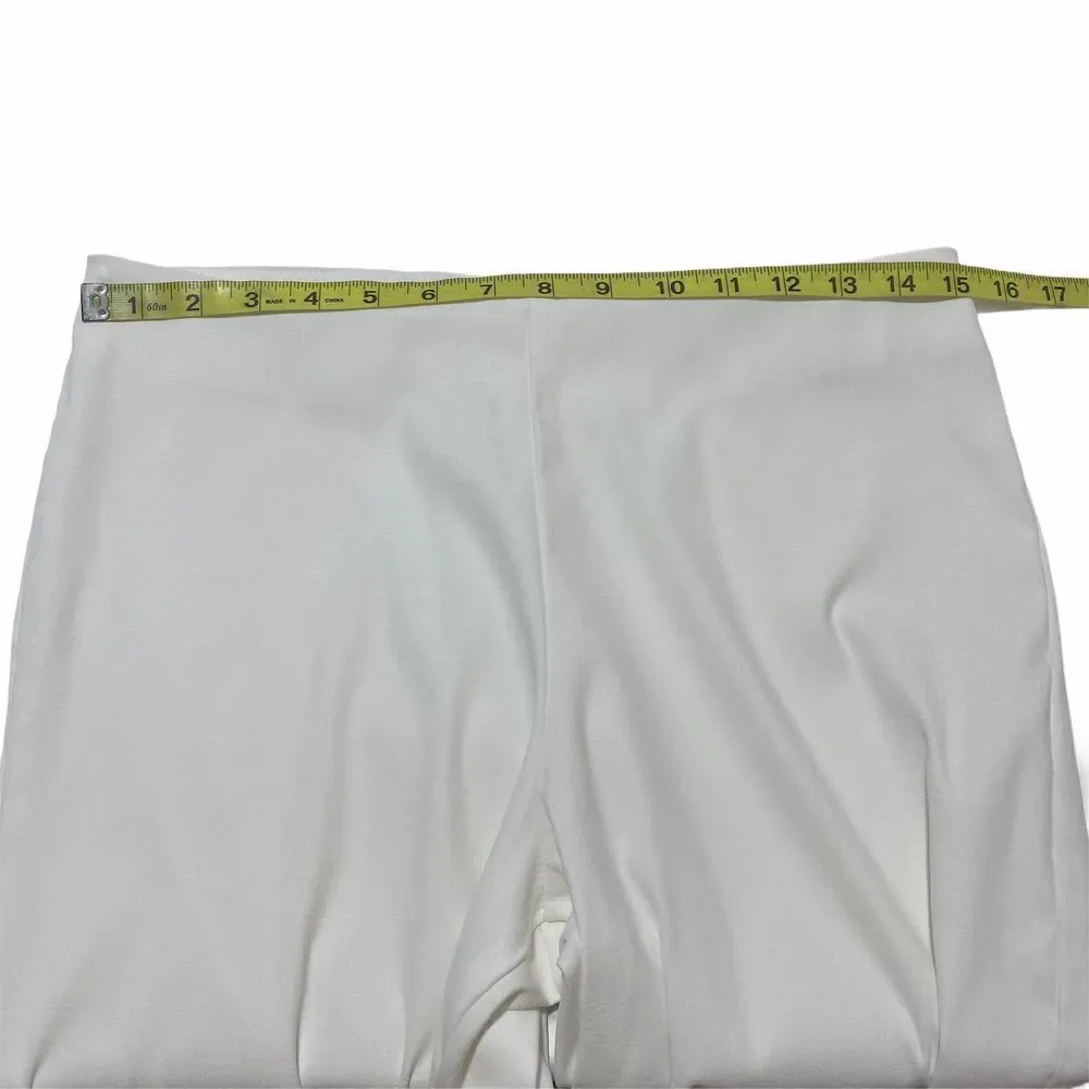 THE White House White Flare Dress Pant Trousers 10